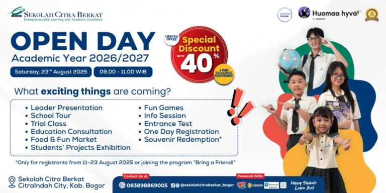 Open Day Sekolah Citra Berkat