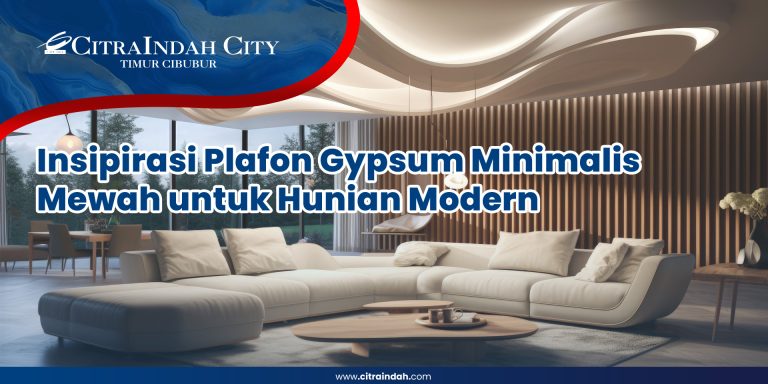 model plafon gypsum minimalis