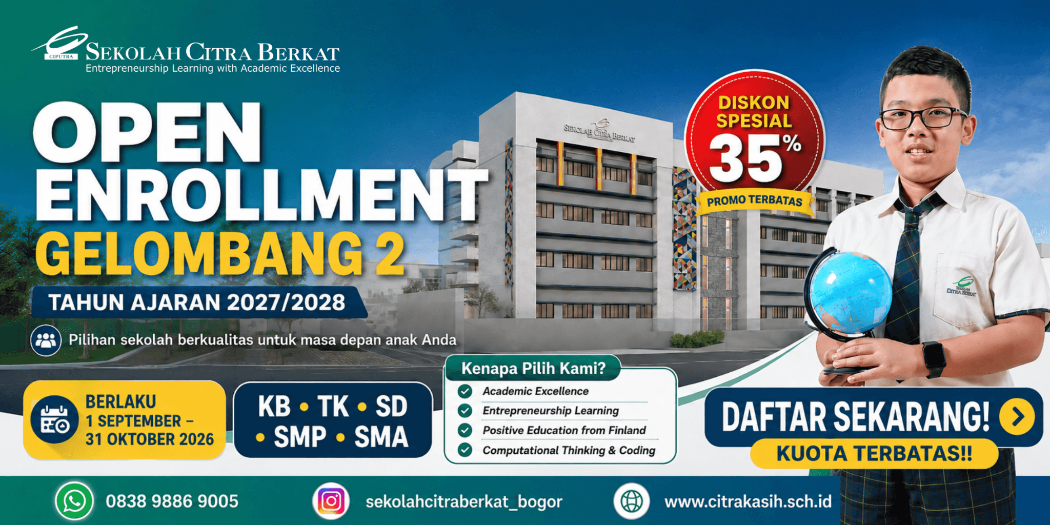 Open Enrollment Sekolah Citra Berkat (1)